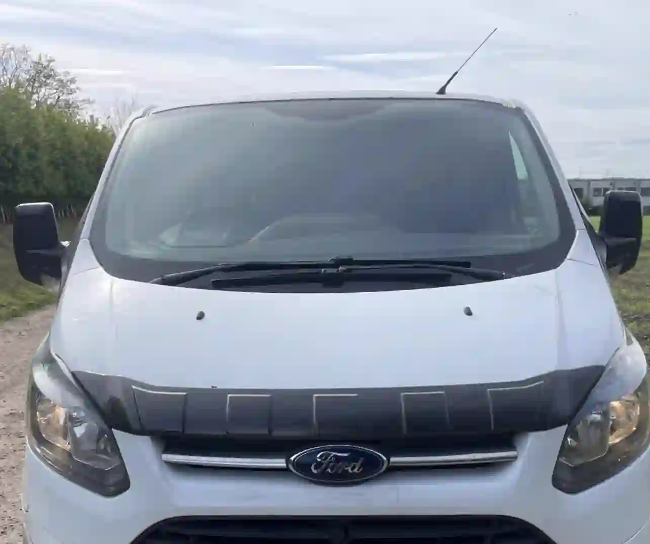 Vehicall Ford Transit Custom man and van — front view, ULEZ-compliant London fleet